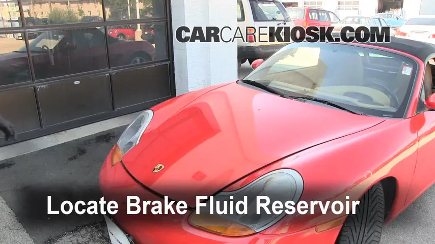 1998 Porsche Boxster 2.5L 6 Cyl. Brake Fluid Check Fluid Level
